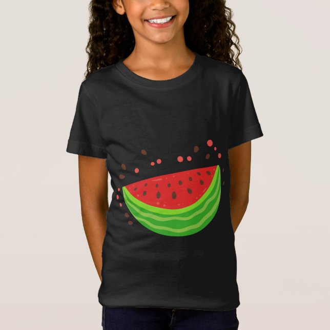 Watermelon Slice Fruit T-Shirt (Front)