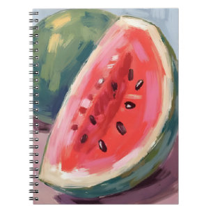 Watermelon Slice   Fruit Watercolor Painting Notebook