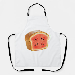 Watermelon Slice Inside a Loaf of Bread Apron