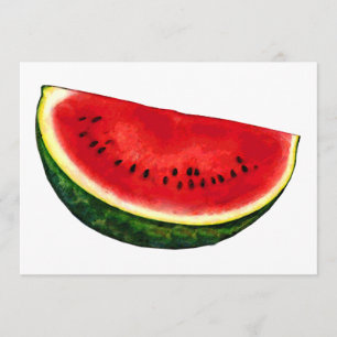 Watermelon Slice Invitation