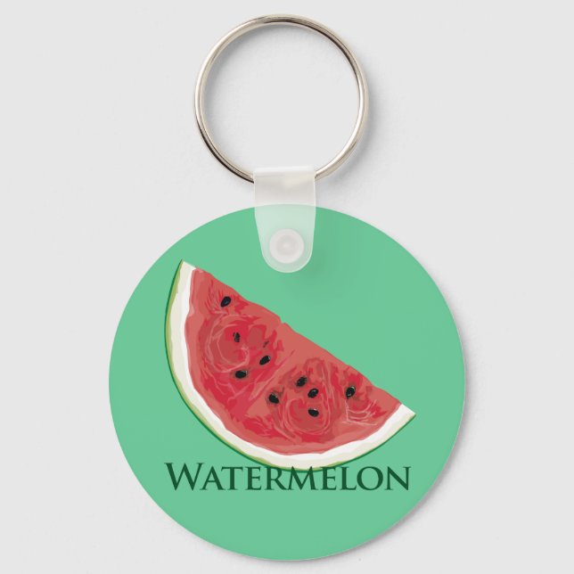 Watermelon Slice Key Ring (Front)