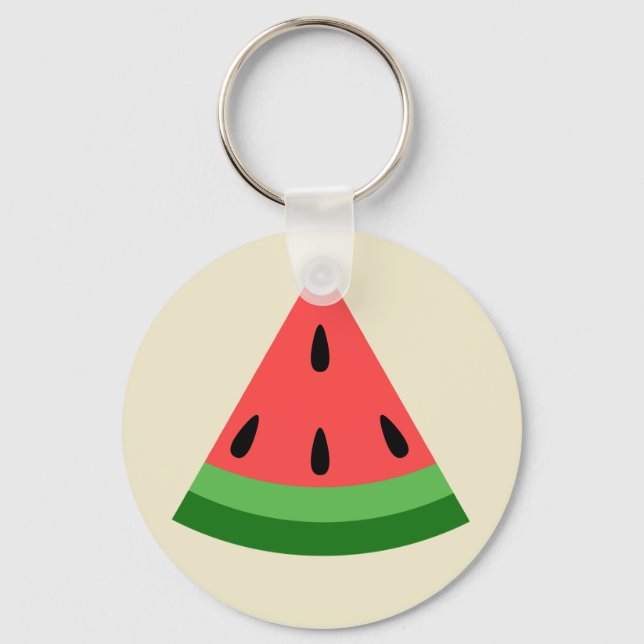 Watermelon Slice Key Ring (Front)