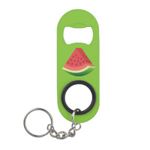 Watermelon Slice Keychain Bottle Opener
