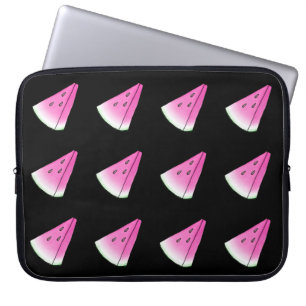 Watermelon slice laptop sleeve