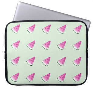 Watermelon slice laptop sleeve