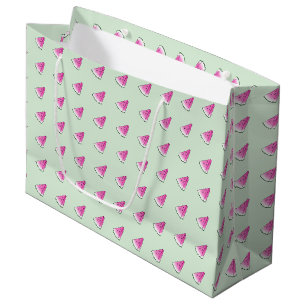 Watermelon slice large gift bag