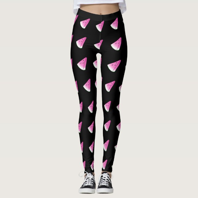 Watermelon slice leggings (Front)