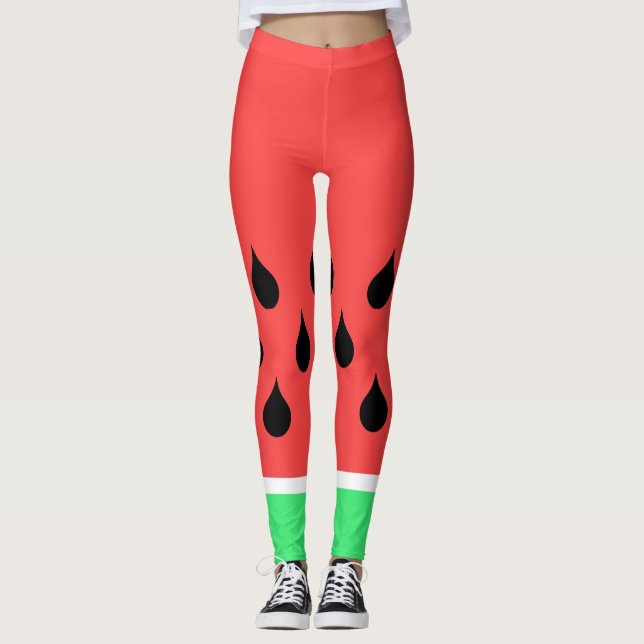 watermelon slice leggings (Front)