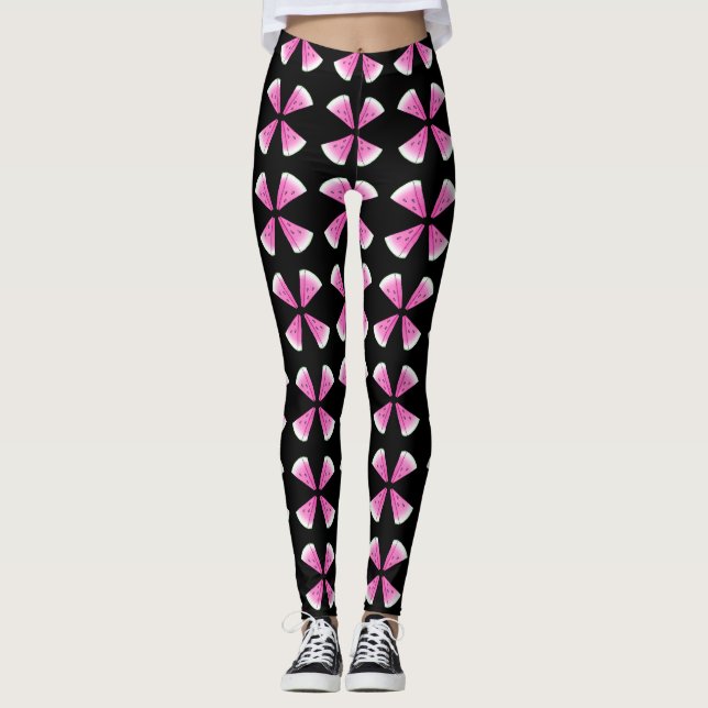 Watermelon slice leggings (Front)