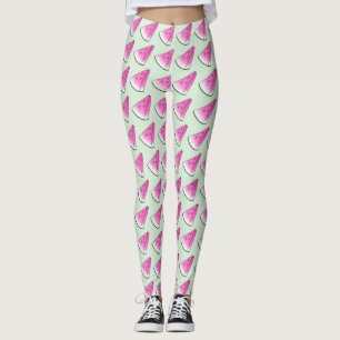 Watermelon slice leggings