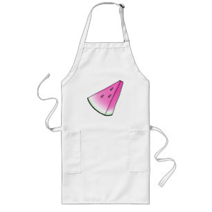 Watermelon slice long apron