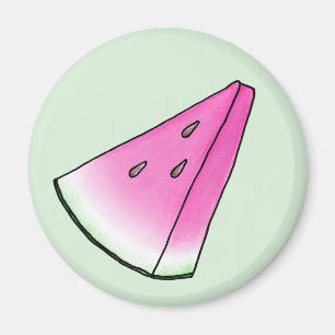 Watermelon slice magnet