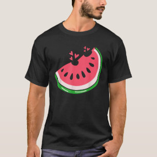 Watermelon Slice Melon Fruit Lovers Summer Vacatio T-Shirt