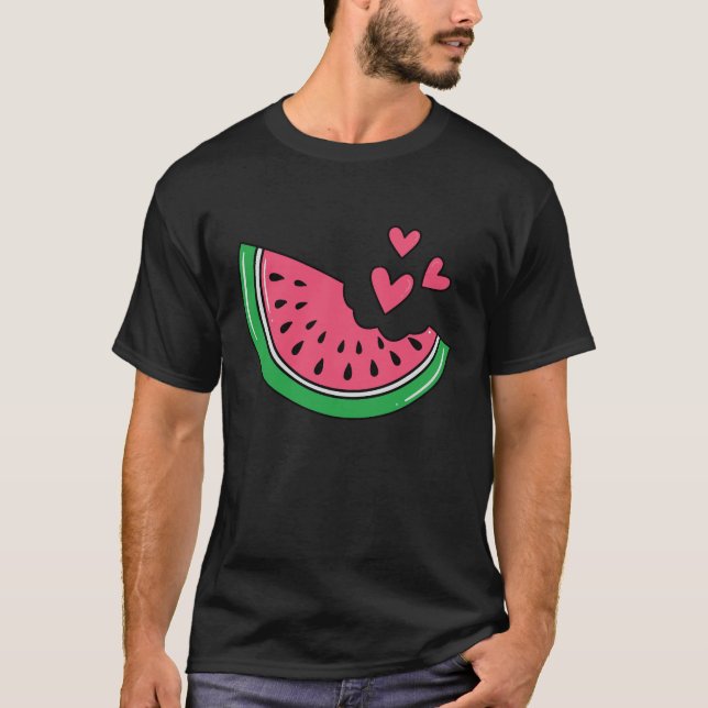 Watermelon Slice Melon Summer Vacation Season T-Shirt (Front)