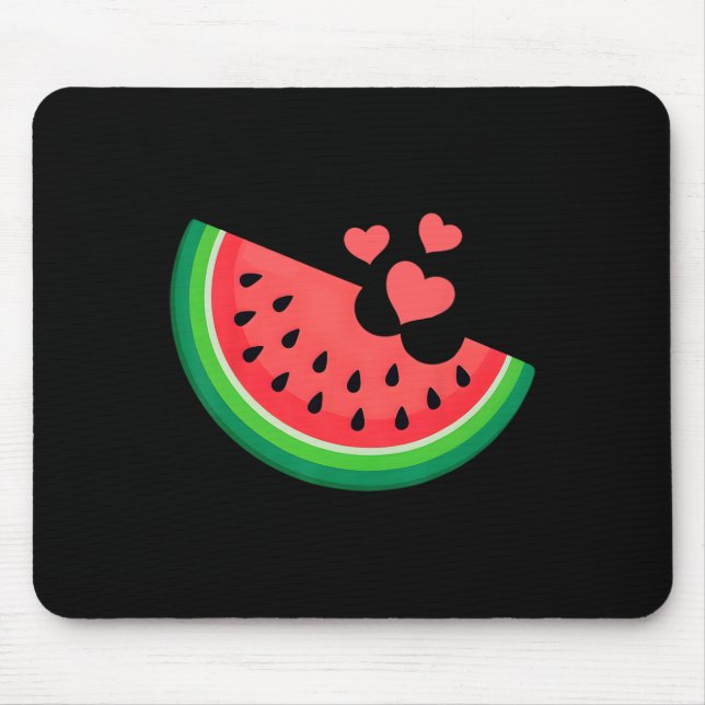 Watermelon Slice Melon Summer Vacation Watermelon  Mouse Mat (Front)