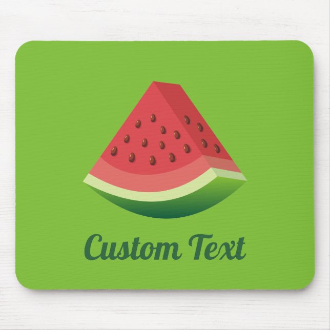 Watermelon Slice Mouse Pad (Front)