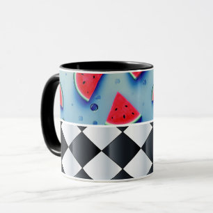Watermelon slice mug