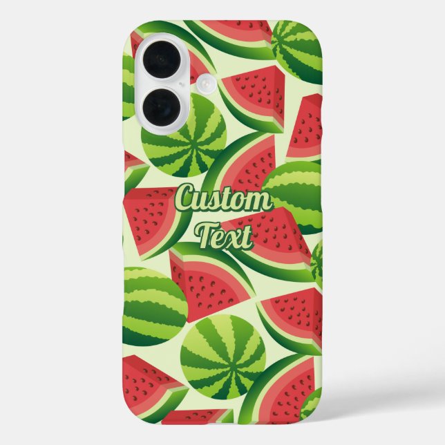 Watermelon Slice Pattern Case-Mate iPhone Case (Back)