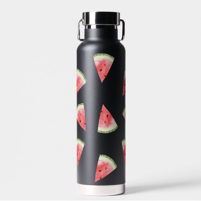 Watermelon Slice Pattern Water Bottle (Front)