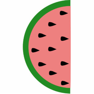 Watermelon Slice Photo Sculpture Key Ring