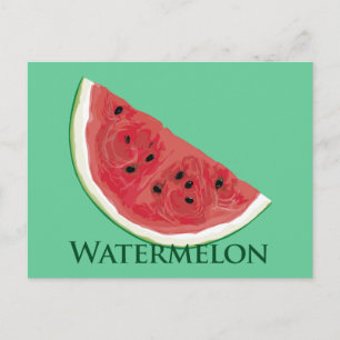 Watermelon Slice Postcard