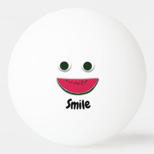 Watermelon Slice Smile, Funny Ping Pong Ball