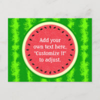 Watermelon Slice Summer Fruit Personalised