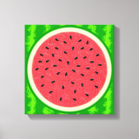 Watermelon Slice Summer Fruit with Rind