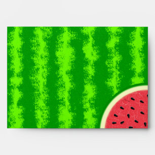 Watermelon Slice Summer Fruit with Rind Envelopes