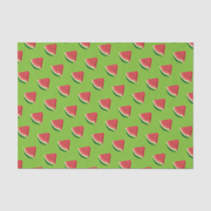 Watermelon slice tissue paper