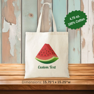 Watermelon Slice Tote Bag
