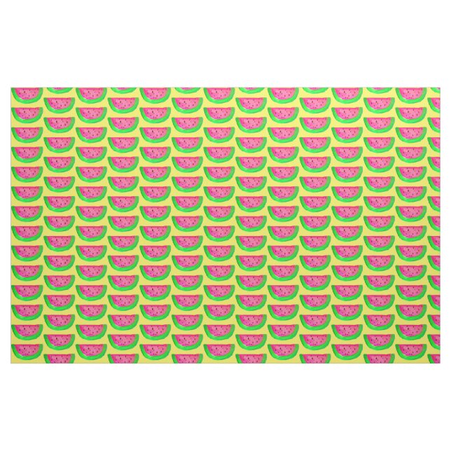 Watermelon slice watercolour fruit pop art fabric (Yard)