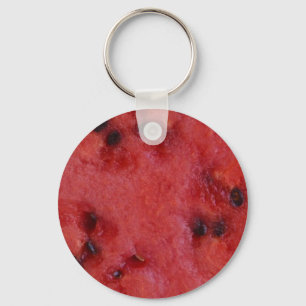 Watermelon sliced key ring