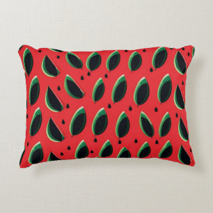 Watermelon slices decorative cushion