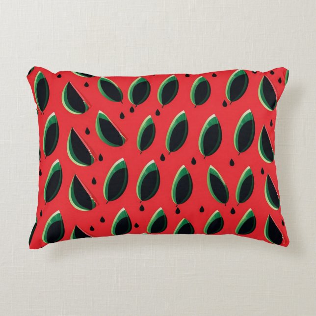 Watermelon slices decorative cushion (Front)