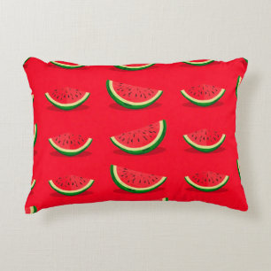 Watermelon slices decorative cushion