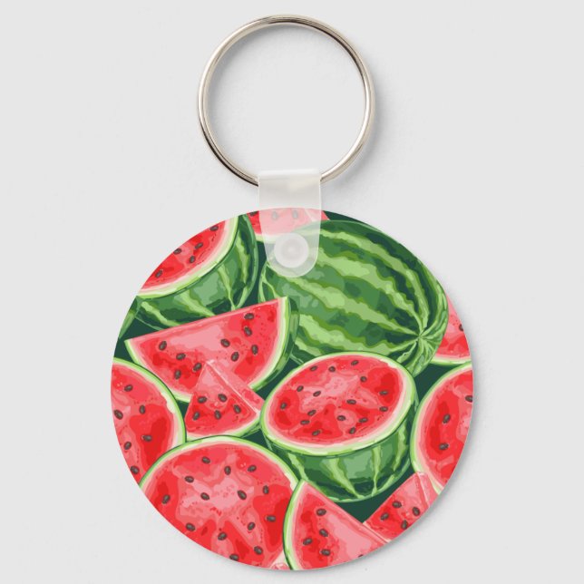 Watermelon Slices Key Ring (Front)