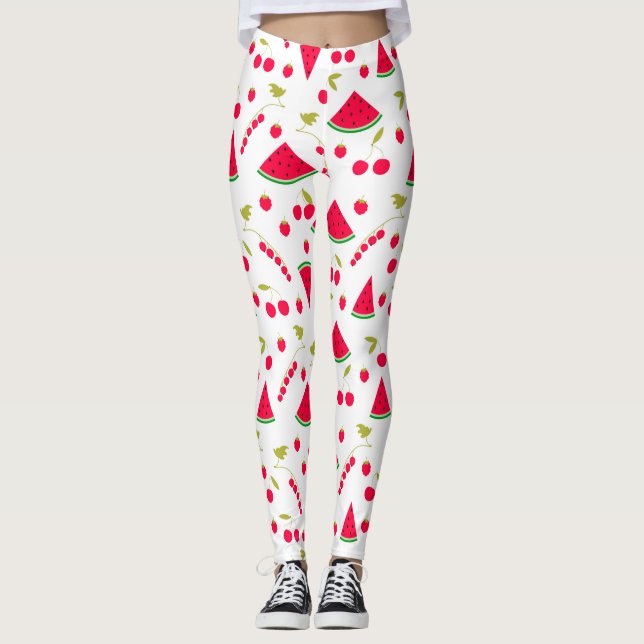Watermelon slices leggings (Front)