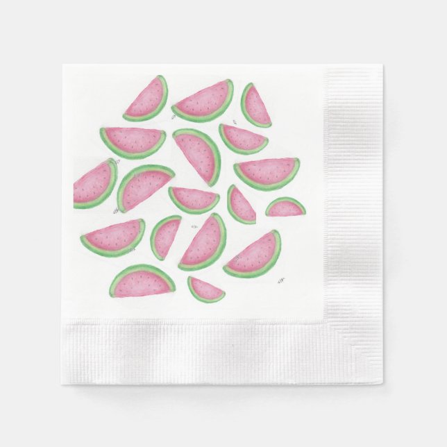 Watermelon Slices Napkin (Front)