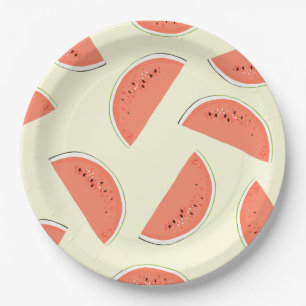 Watermelon Slices Paper Plate