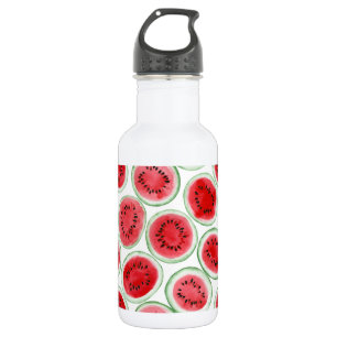 Watermelon slices pattern 532 ml water bottle