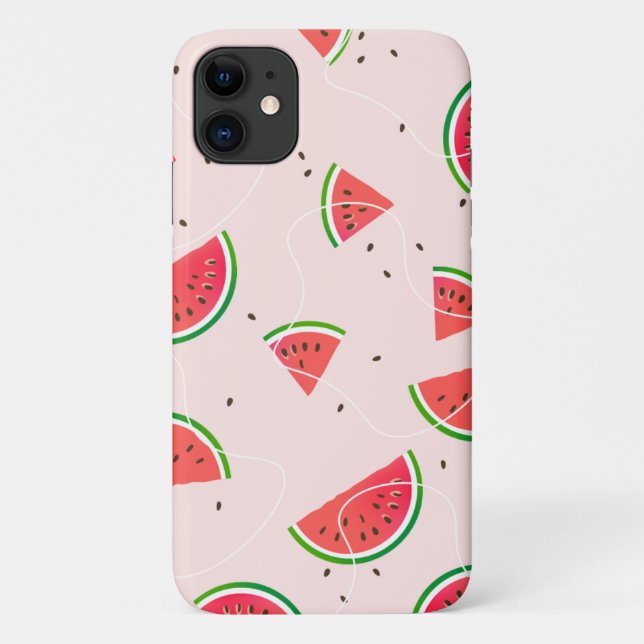 Watermelon Slices Pattern Case-Mate iPhone Case (Back)