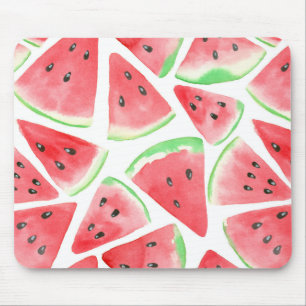 Watermelon slices pattern mouse mat