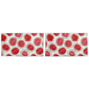 Watermelon slices pattern pillowcase