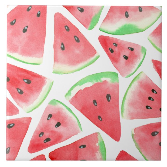 Watermelon slices pattern tile (Front)
