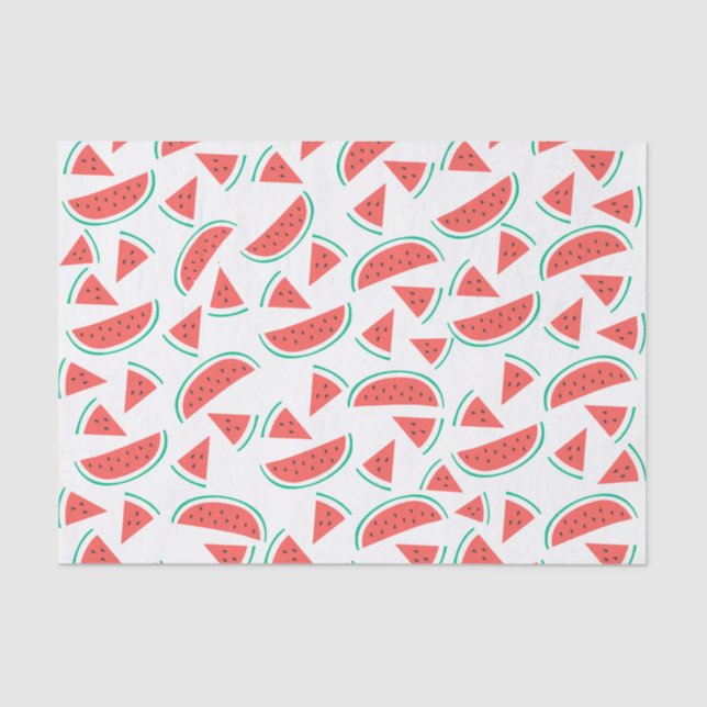 watermelon slices pattern tissue paper (Front)
