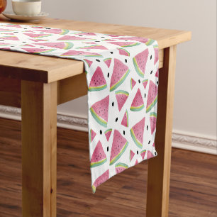 Watermelon Slices Summer Pattern Short Table Runner