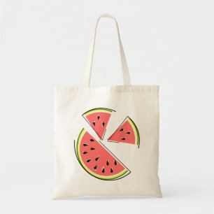 Watermelon slices tote bag