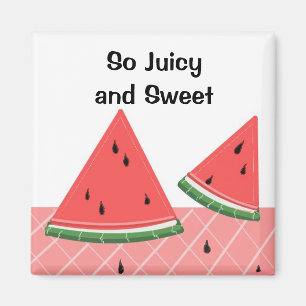 Watermelon So Juicy and Sweet Magnet