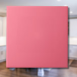 Watermelon Sorbet Solid Colour | Classic Elegant Tile<br><div class="desc">Watermelon Sorbet Solid Colour | Classic | Elegant | Trendy | Stylish | Gift</div>